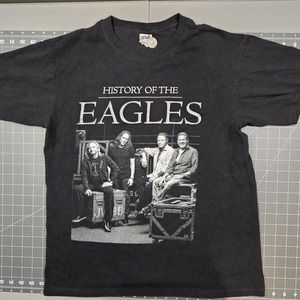 Eagles History Tour Tshirt Mens Medium 2013-14 Band Concert Music Rock Y2k